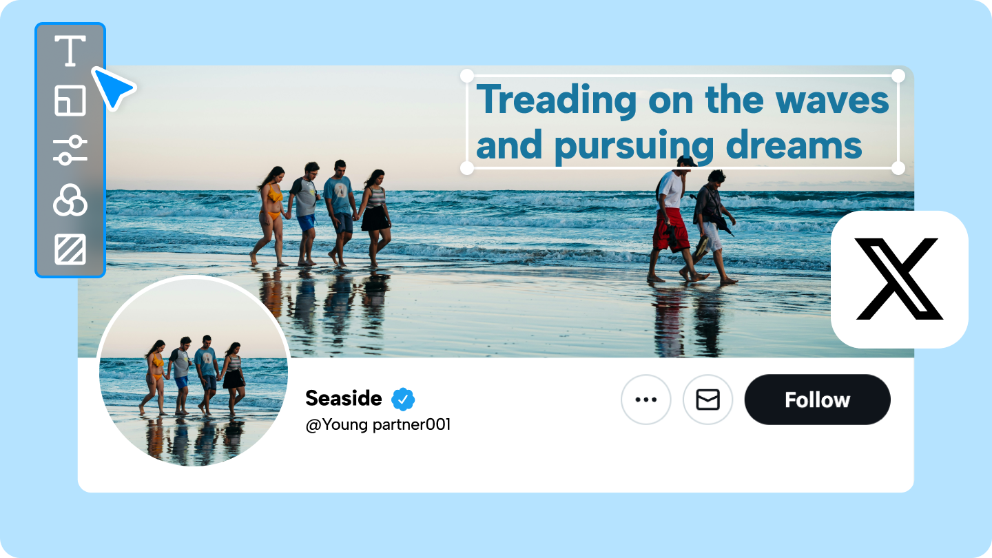 Creador de banners en Twitter